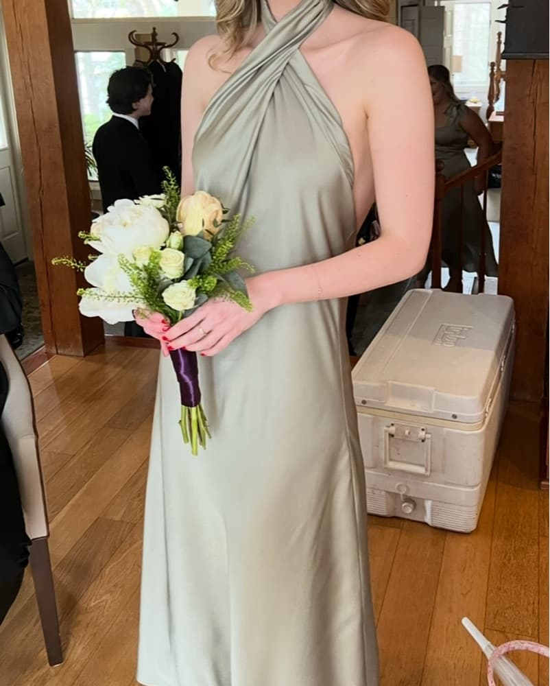 Jasmine Halter Midi Dress - Image 1