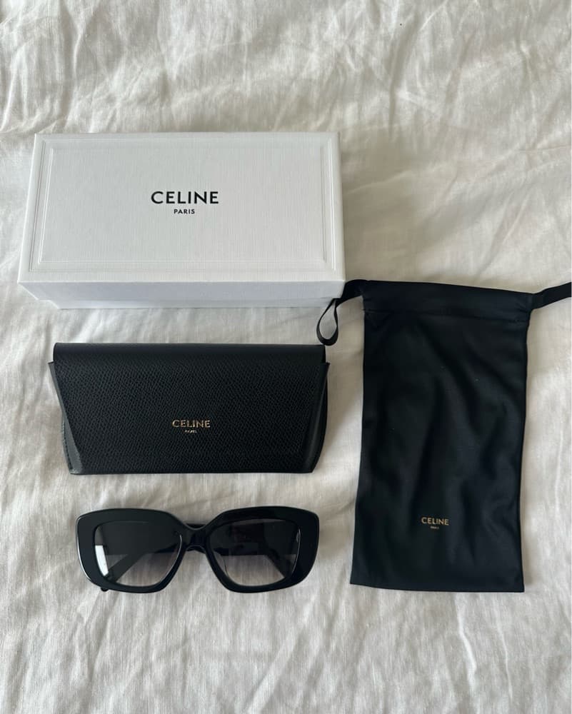 Celine Triomphe 04 Black Sunglasses - Image 2