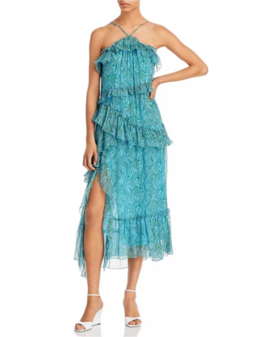 Rayner Asymmetric Tiered Ruffle Dress - Image 1