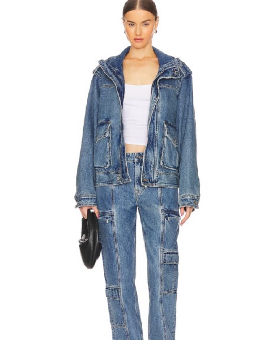 GRLFRND Quilted Denim Arden Jacket - Image 4