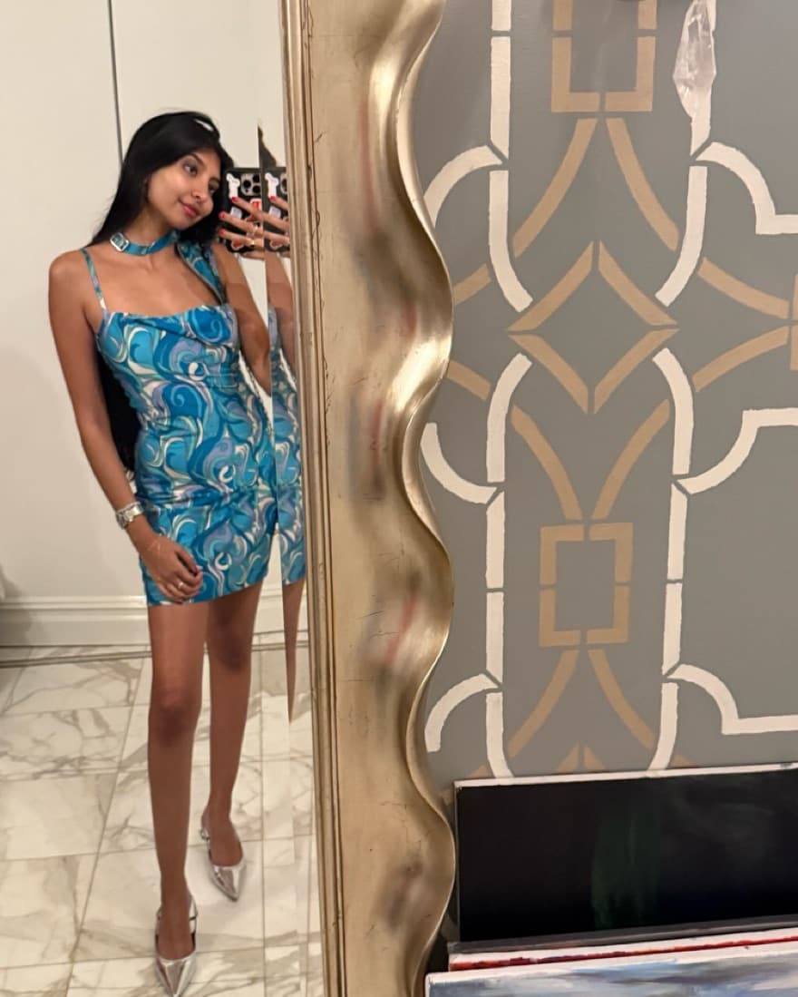 Coperni Patterned One-Shoulder Dress - Image 6