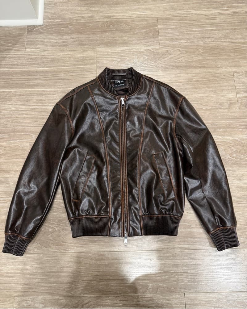 Zara Leather Jacket - Image 2