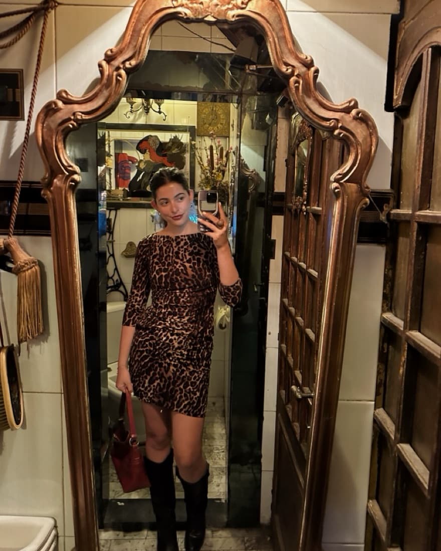 Vintage Ralph Lauren Leopard Dress - Image 1