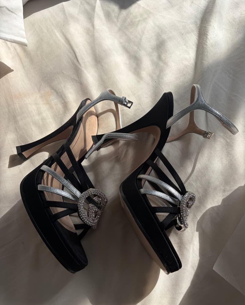 Glamorous Gucci Embellished Heels - Image 3