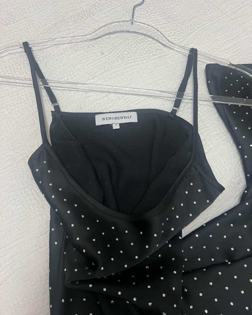 WE WORE WHAT rhinestone slip dress - Image 3