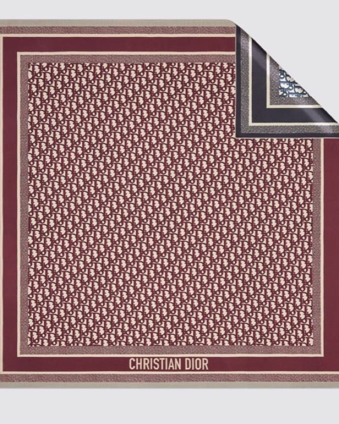 RARE Dior Reversible scarf - Image 4