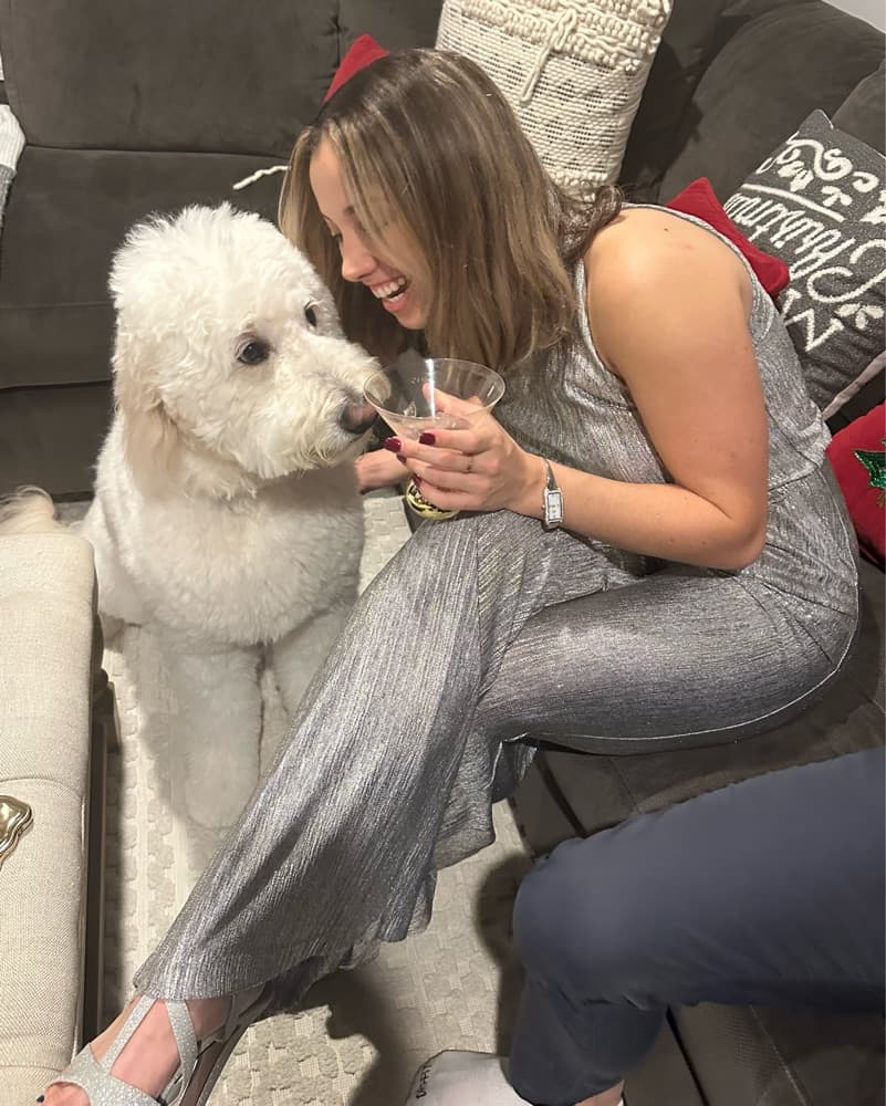 Vince Camuto Silver Jumpsuit - Image 2