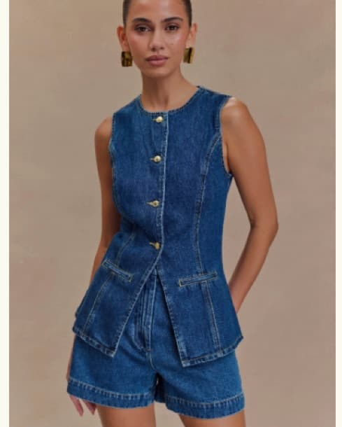 Meshki 2 Piece Denim Set - Image 1