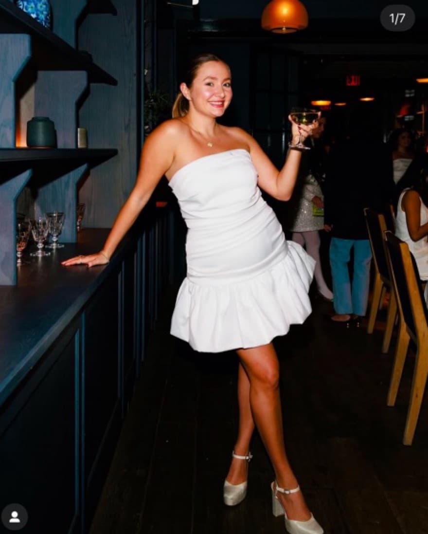 White mini Dress - Image 3