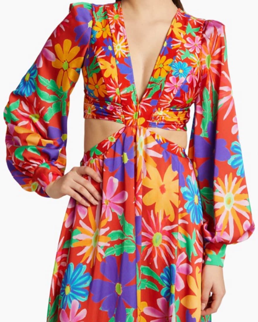 $825 PatBo Longsleeve Cutout Dress - Image 5