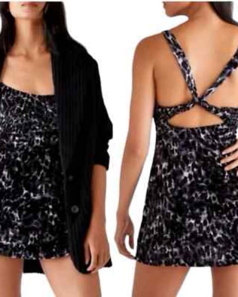 Free people Virgo Moon Velvet Mini Dress - Image 2
