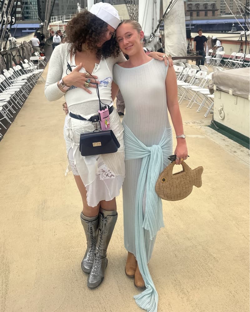 Camila Coelho Sheer Midi Knit Dress - Image 3