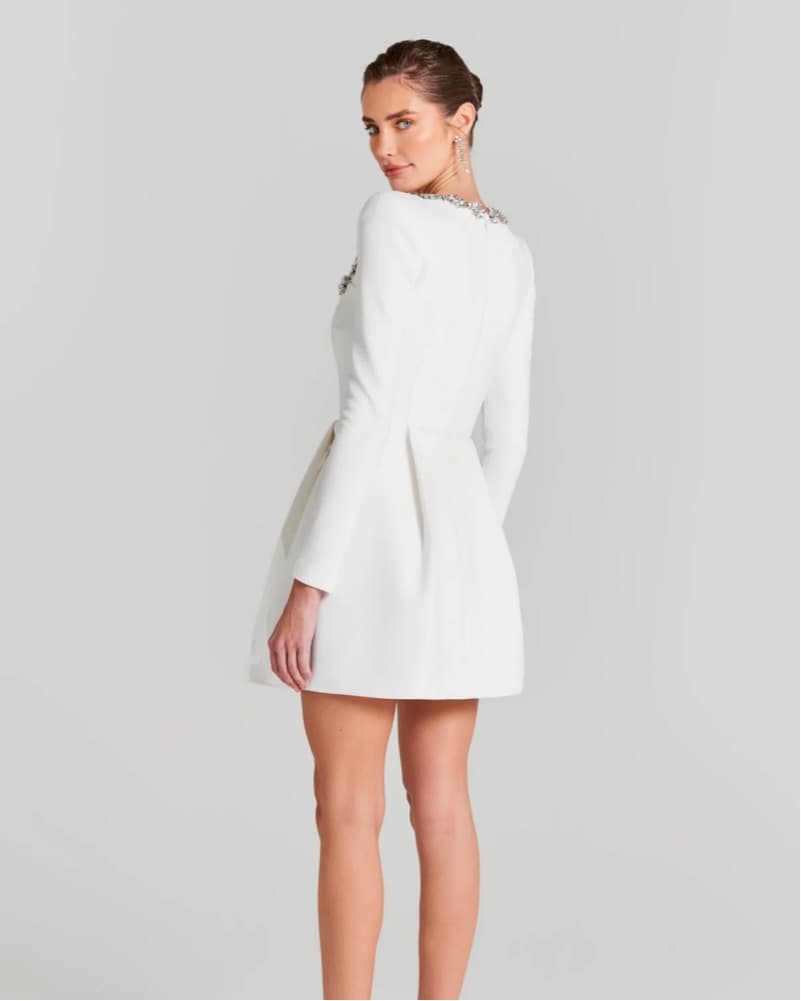 Nadine Merabi Kimberly White Dress - Image 6