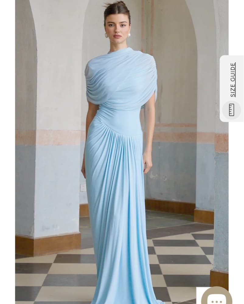 Miss Rossier Formal Light Blue Dress - Image 1