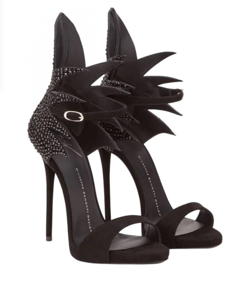 Giuseppe Zanotti Crystal Black Heels 8.5 - Image 1