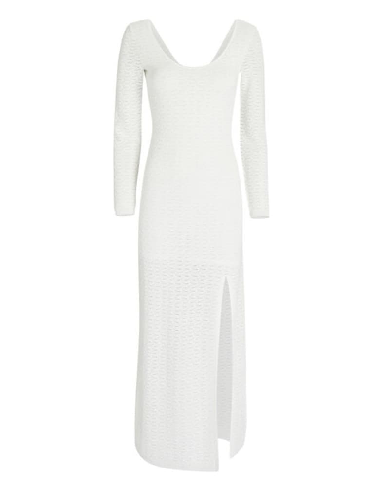 Elegant White Maxi Dress - Image 2