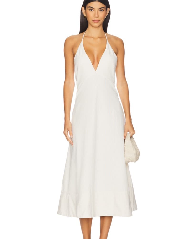Emi Midi Dress- Seersucker L'Academie - Image 2