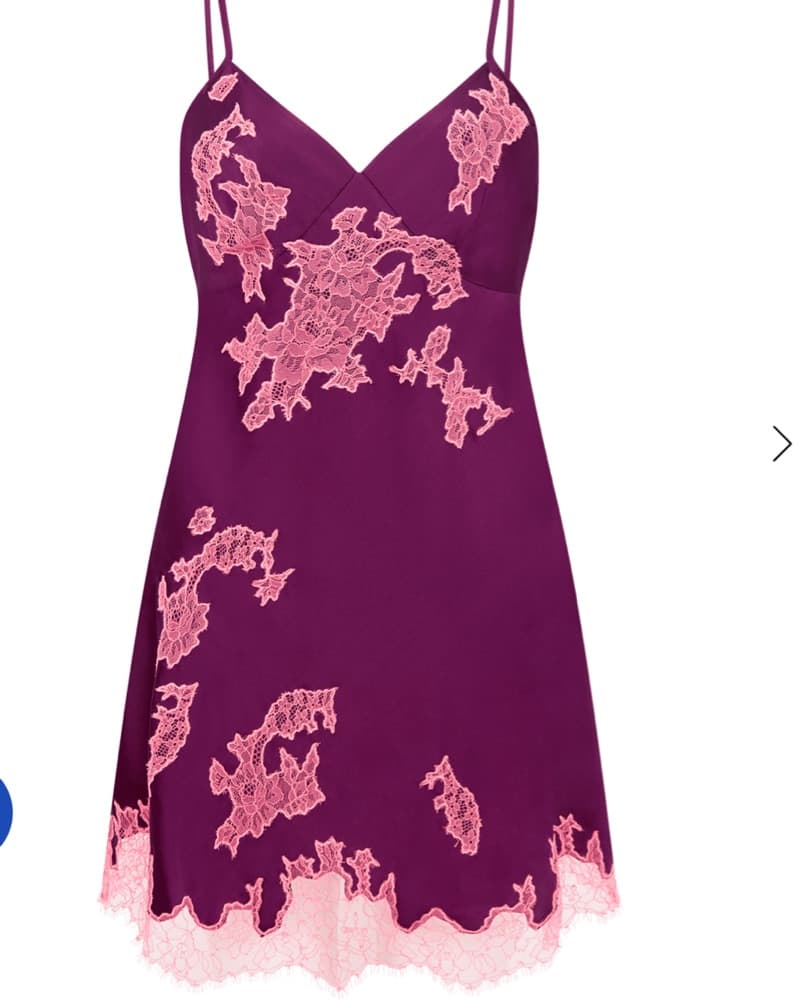Elegant Velvet Floral Lace Dress - Image 3