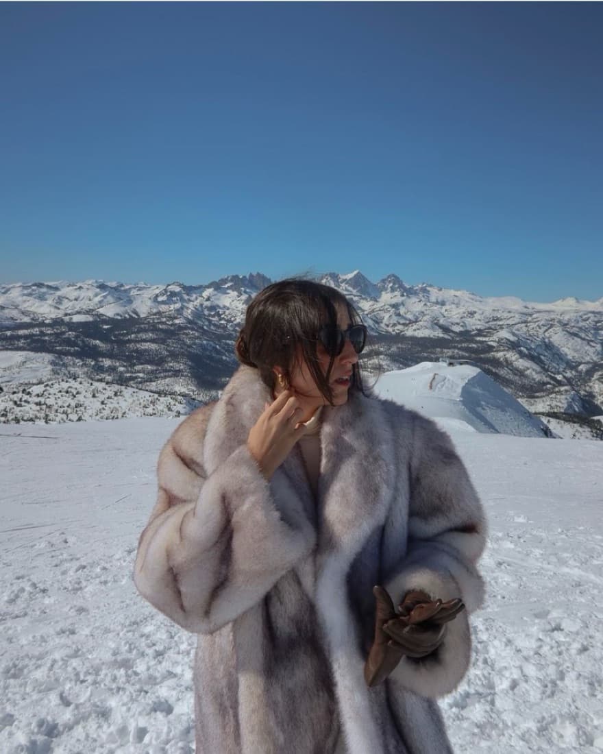 Vintage Dennis Basso Faux Fur Coat - Image 3