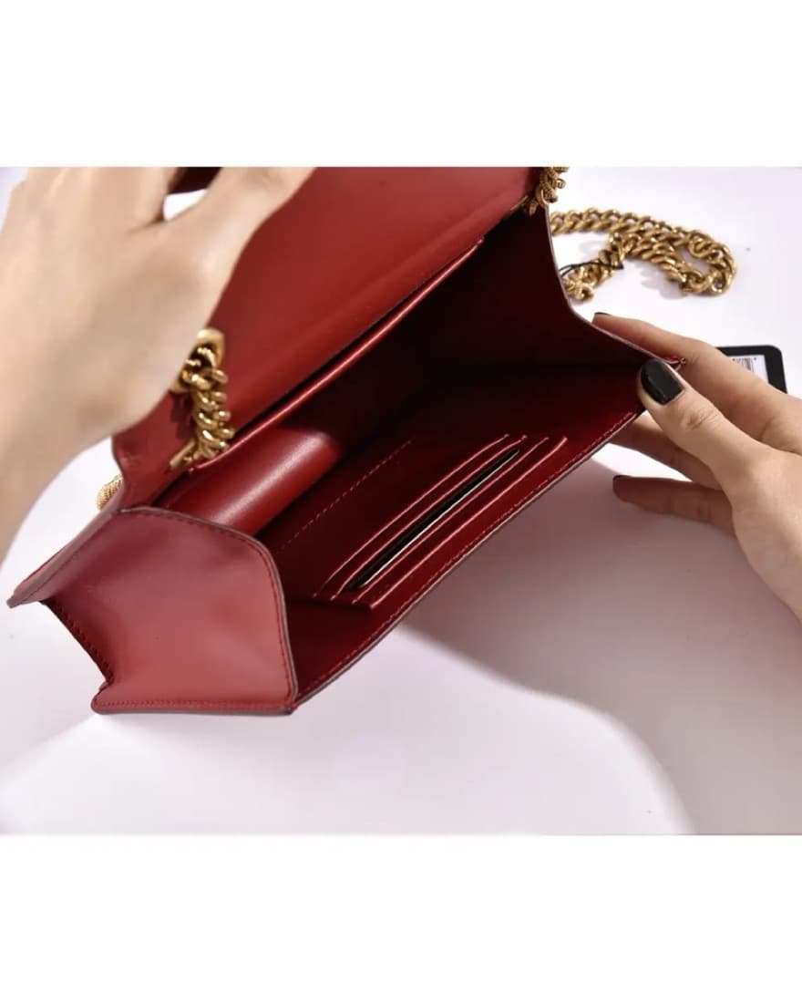 Dolce And Gabbana Red Purse  - Image 4