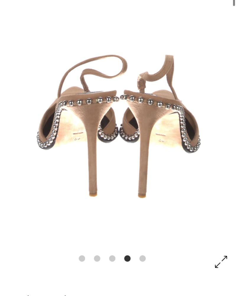 Alexander Wang Studded Suede Heels - Image 3