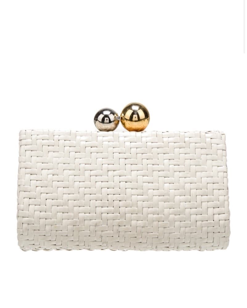 Rodo Straw Woven Clutch - Image 1