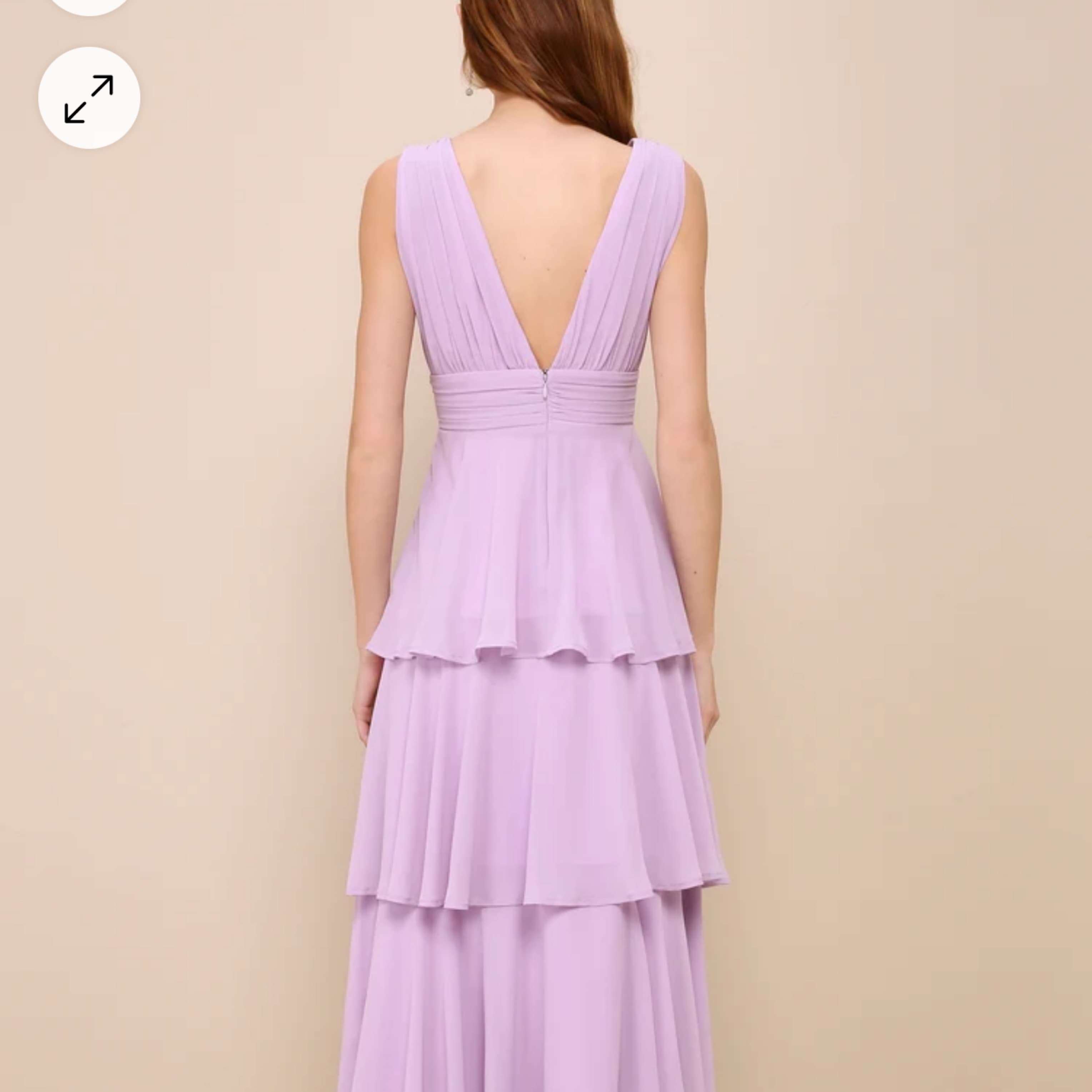 Lulus Lavender Gown - Image 2