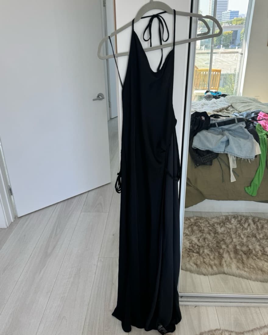 Black Slip Dress  - Image 2