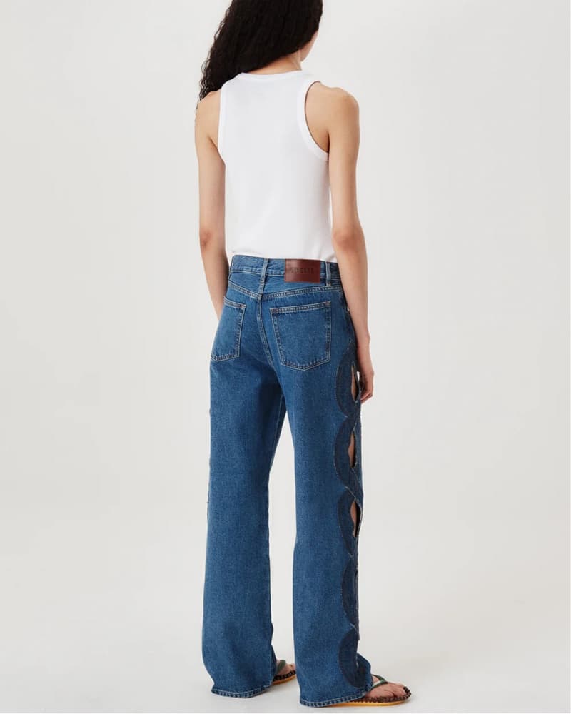 Tresse Jeans with Braid Opening - Image 4