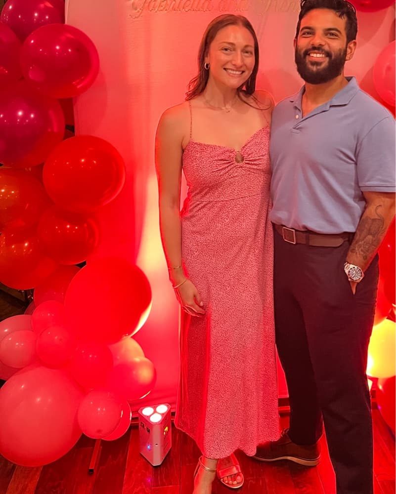 Pink Printed Dress - Image 1