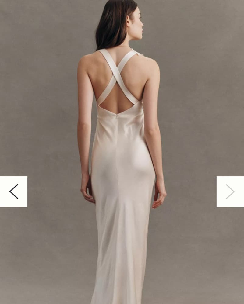 Shona Joy Lace Satin Maxi Dress - Image 4