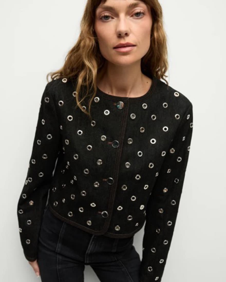 Veronica Beard Grommet Jacket - Image 1