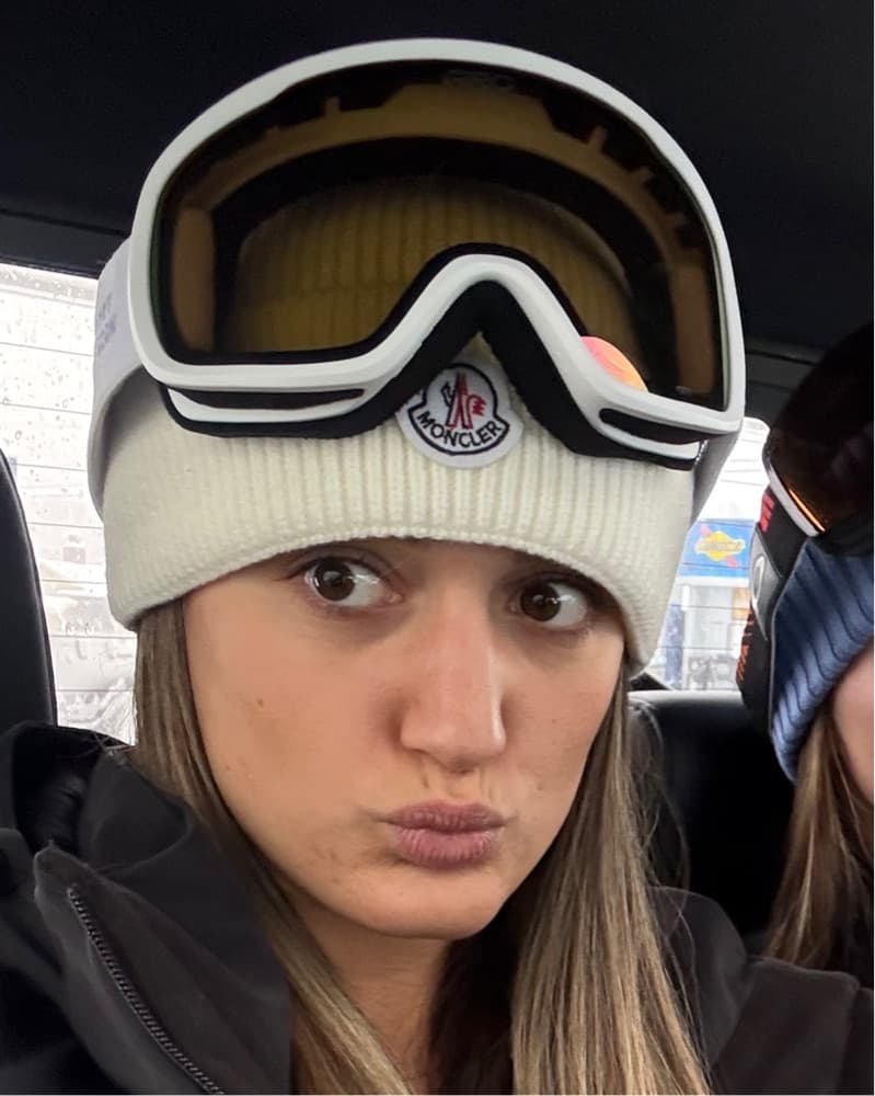 Moncler White Beanie - Image 2