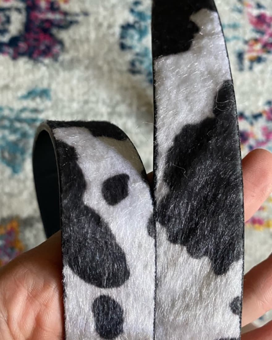 Cow Print Belt - Image 3