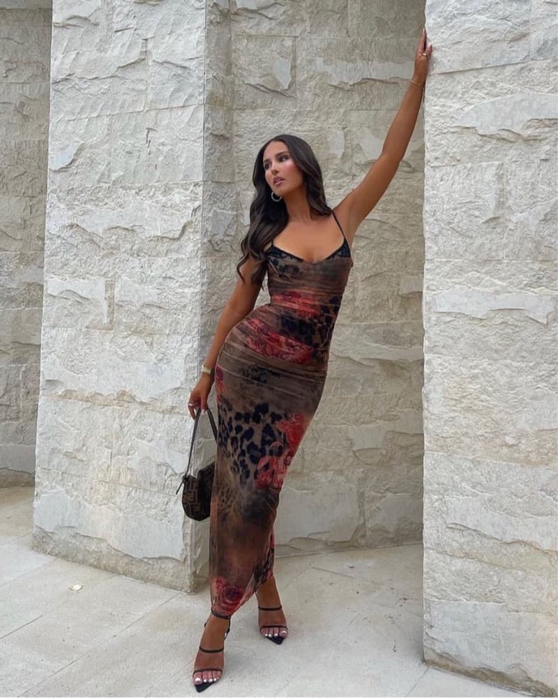 House Of CB Nalini - Floral Corset Dress - Image 1