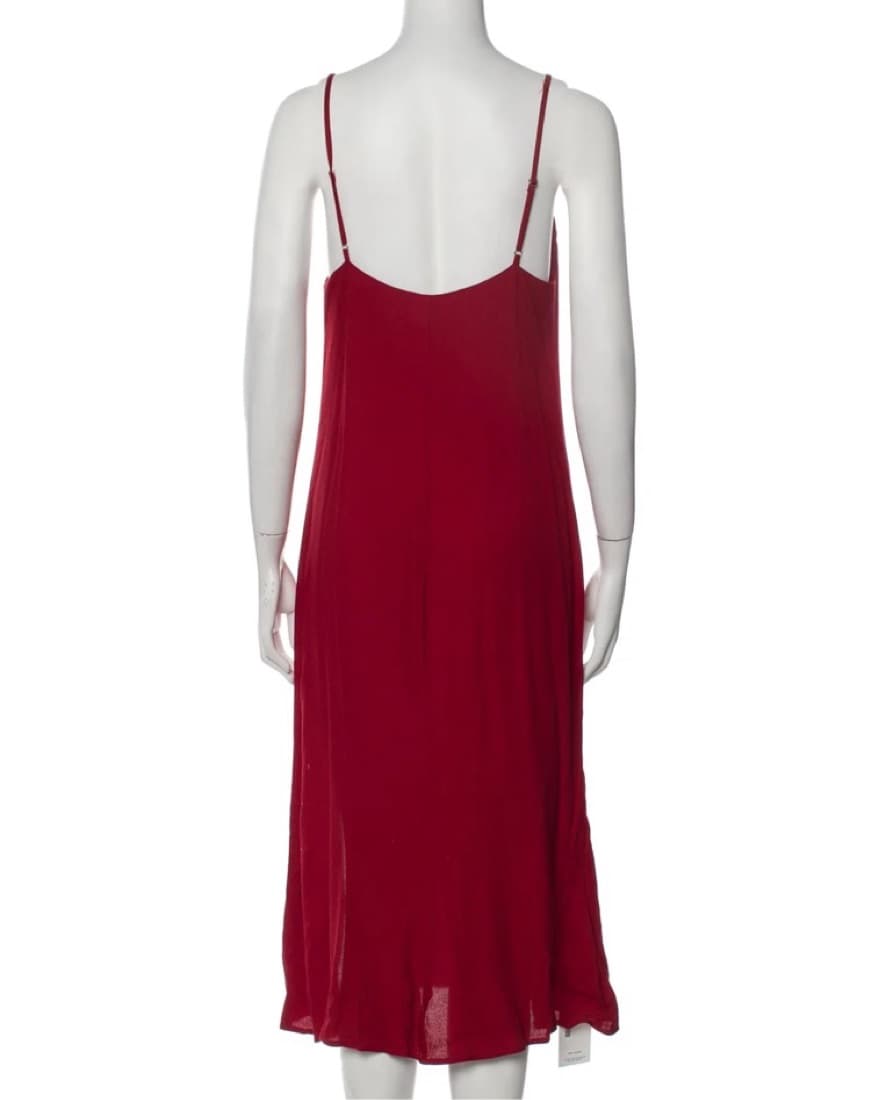 REFORMATION RED MIDI DRESS - Image 3