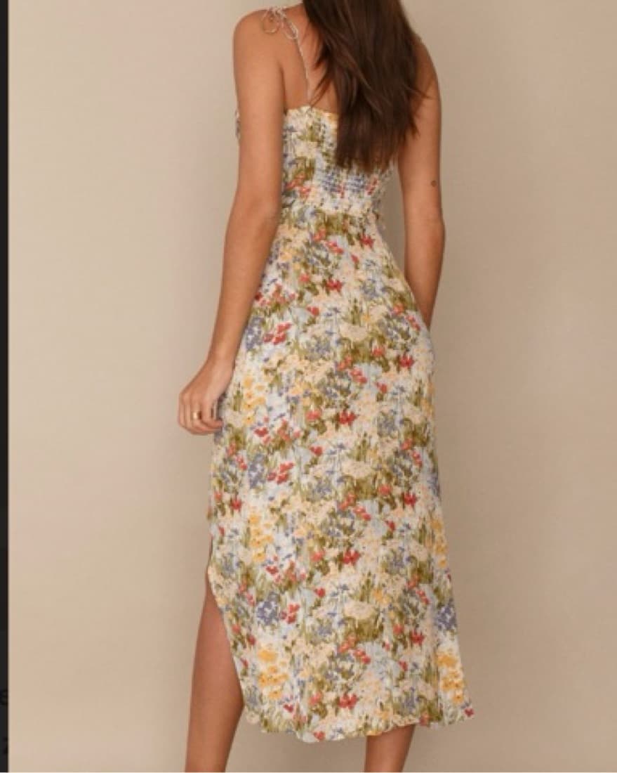 Reformation Kourtney Floral Midi Dress - Image 3