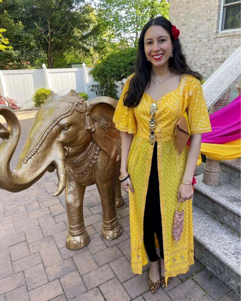 Yellow Indian Dress - Perfect For Haldi - Image 1