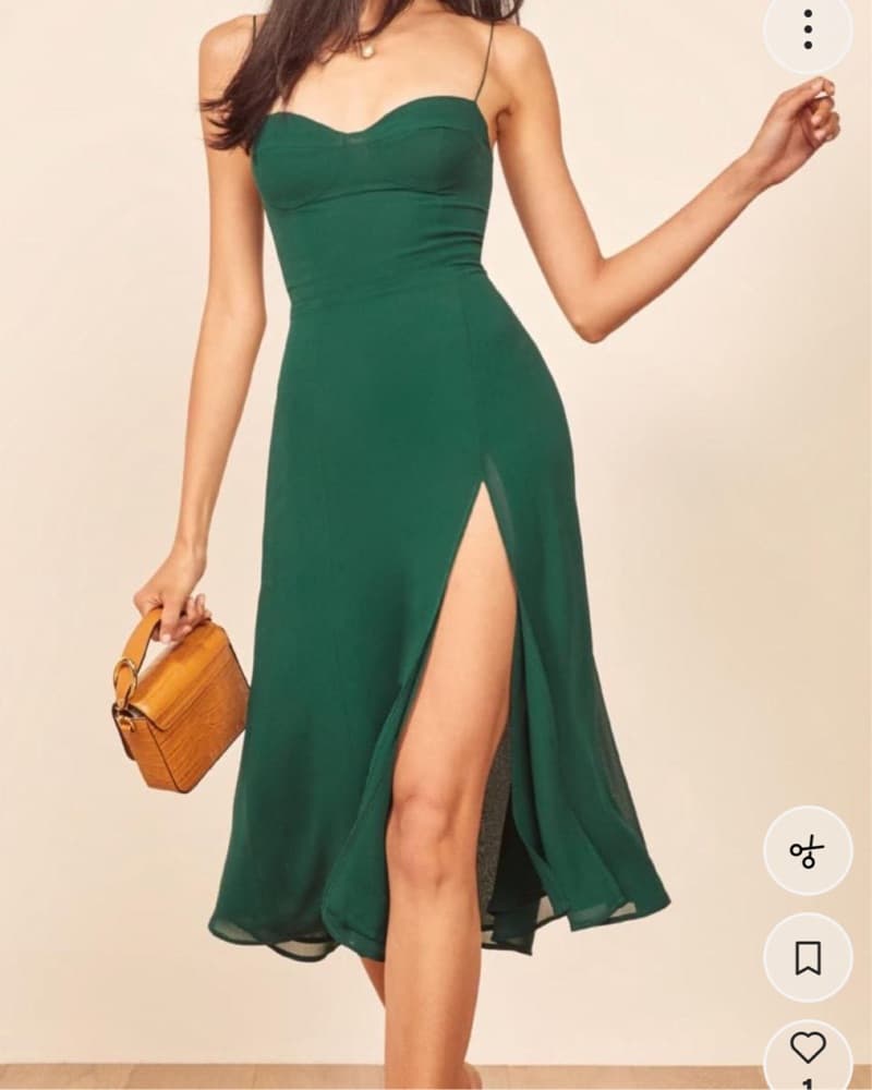 Reformation Green Dress  - Image 1