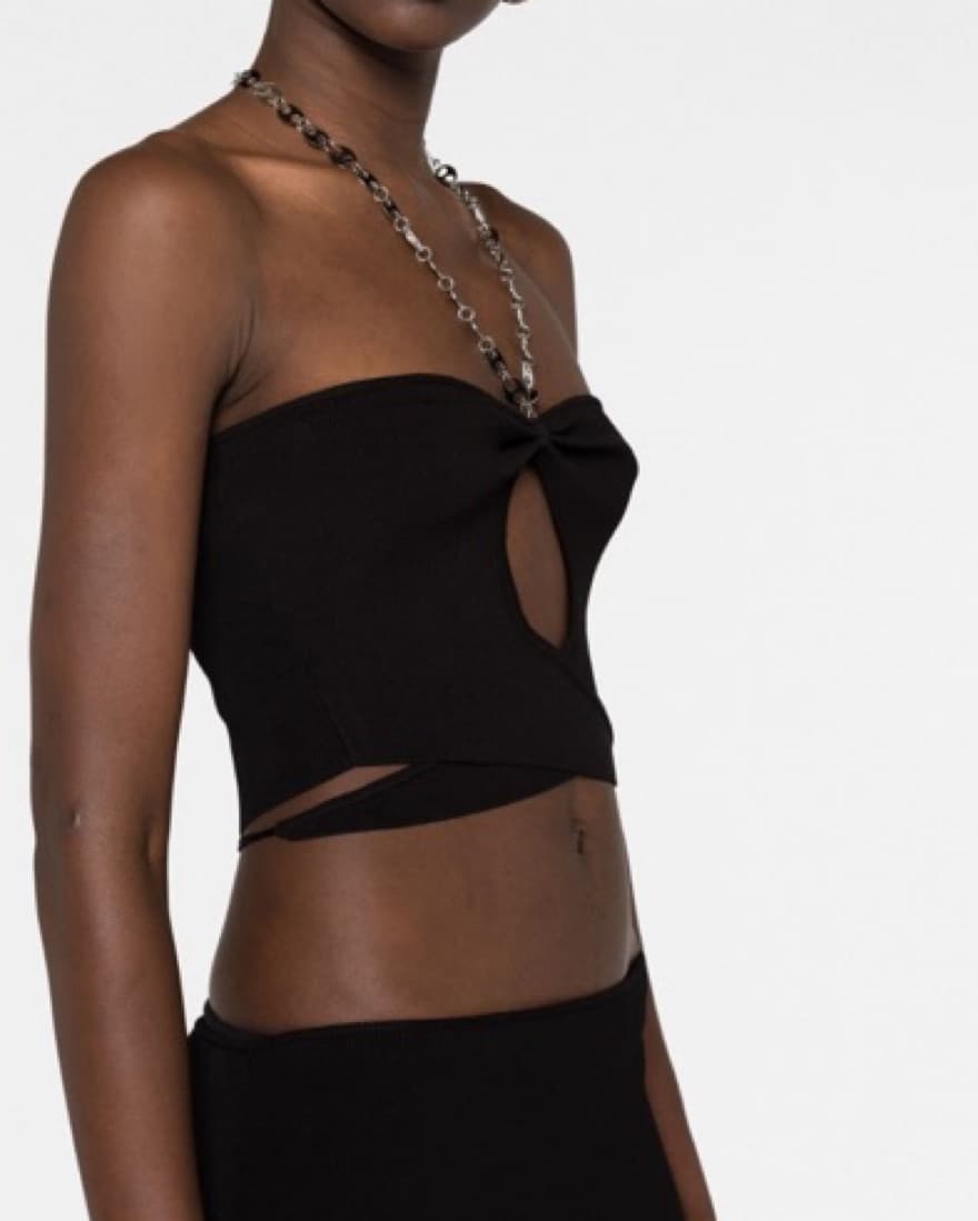 Aya Muse Set Halter Chain Top - Image 3