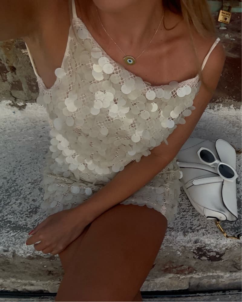 Shimmering Sequin Mini Dress - Image 3