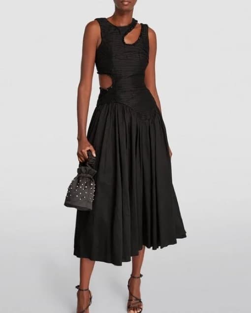 Aje Cuteout Black Dress - Image 1