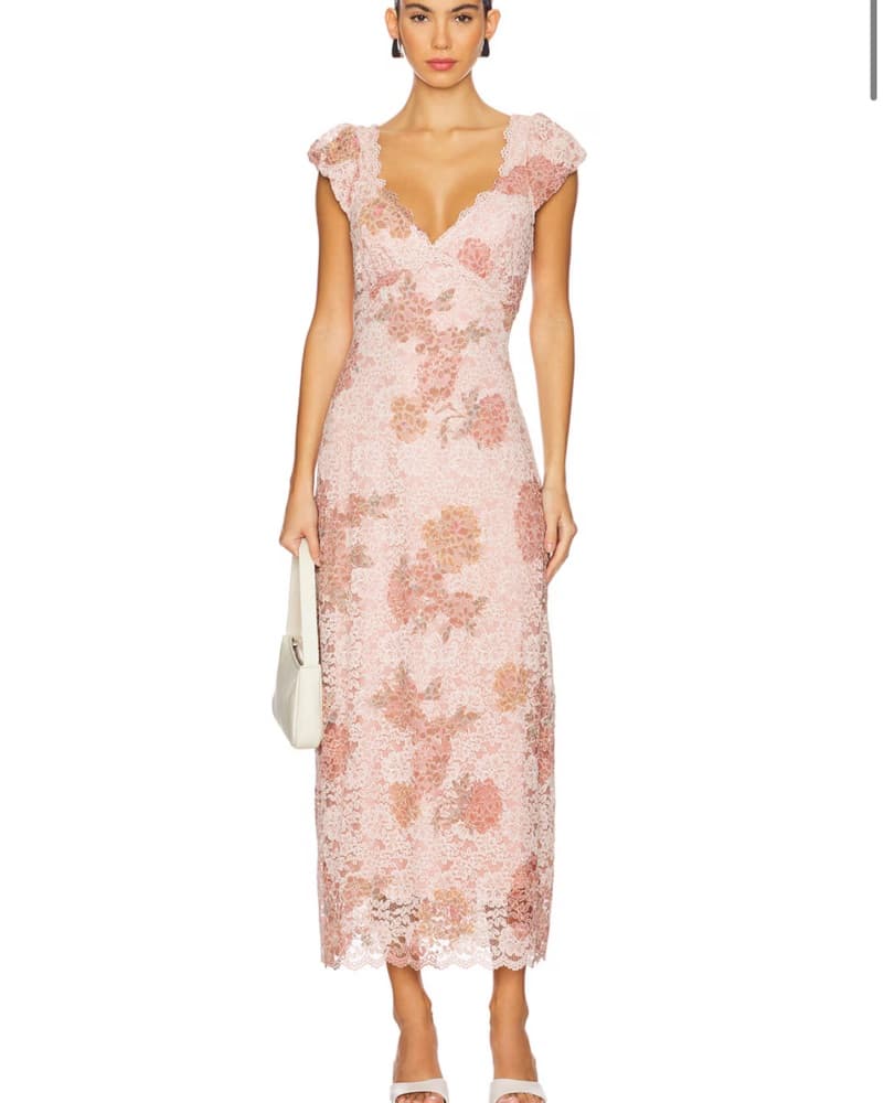 Butterfly Babe Lace Maxi Dress - Image 1