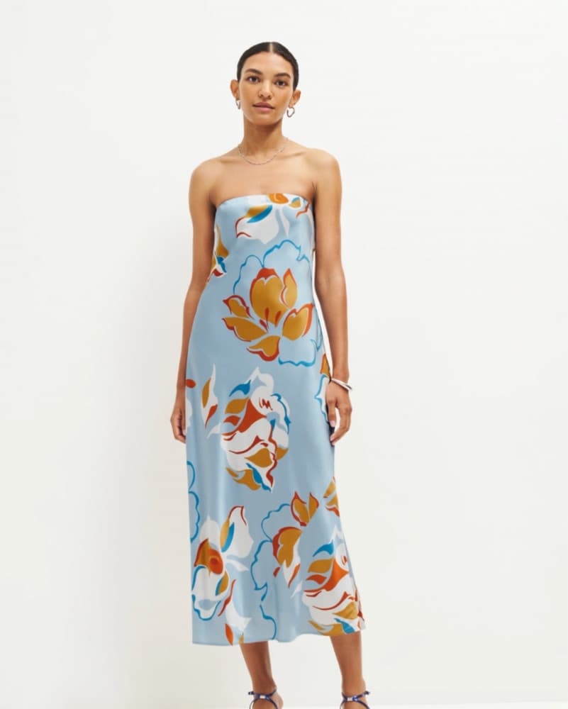 Reformation Joanna Silk Dress - Image 1