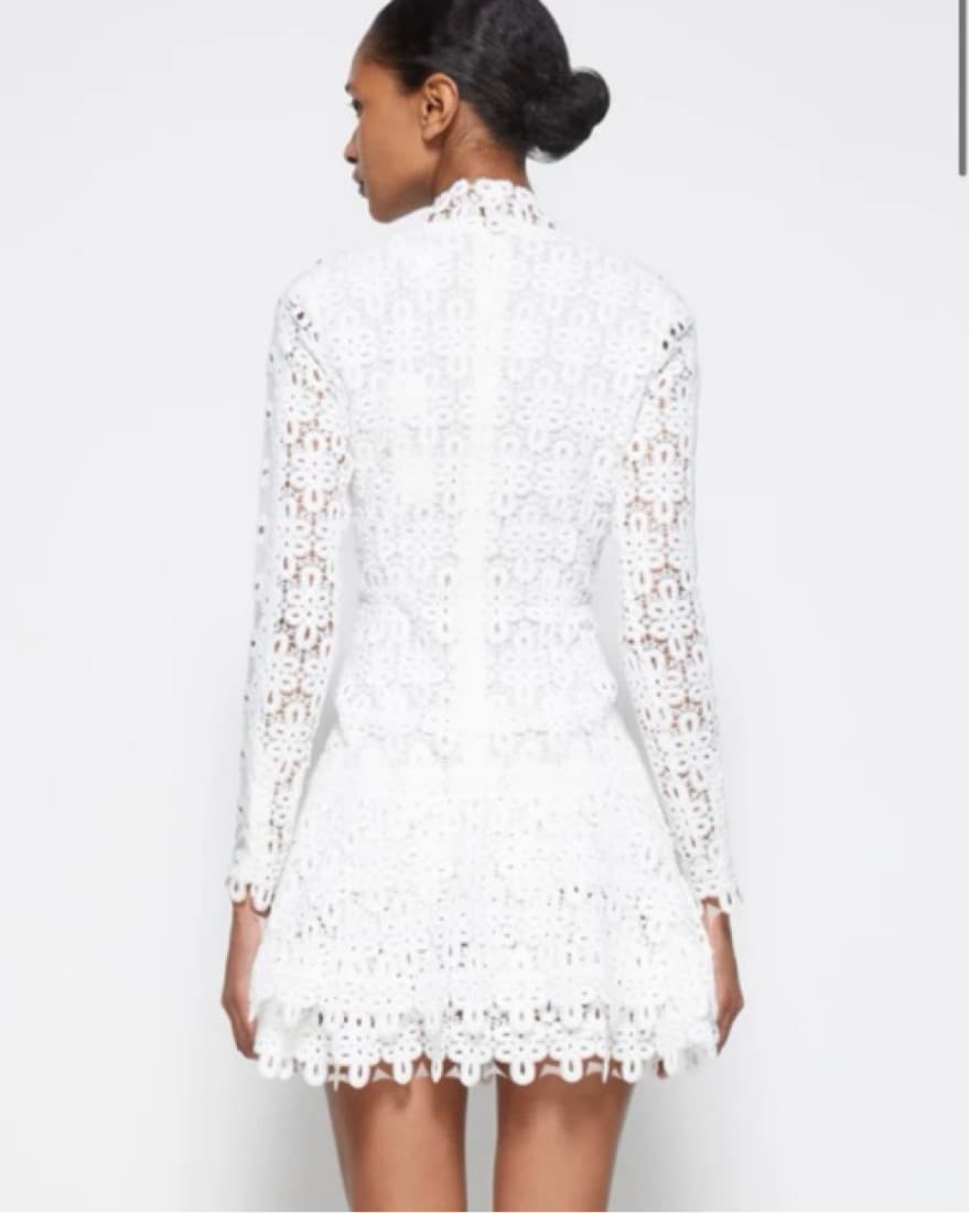 Jonathn Simkhai Joy Dress In White - Image 2