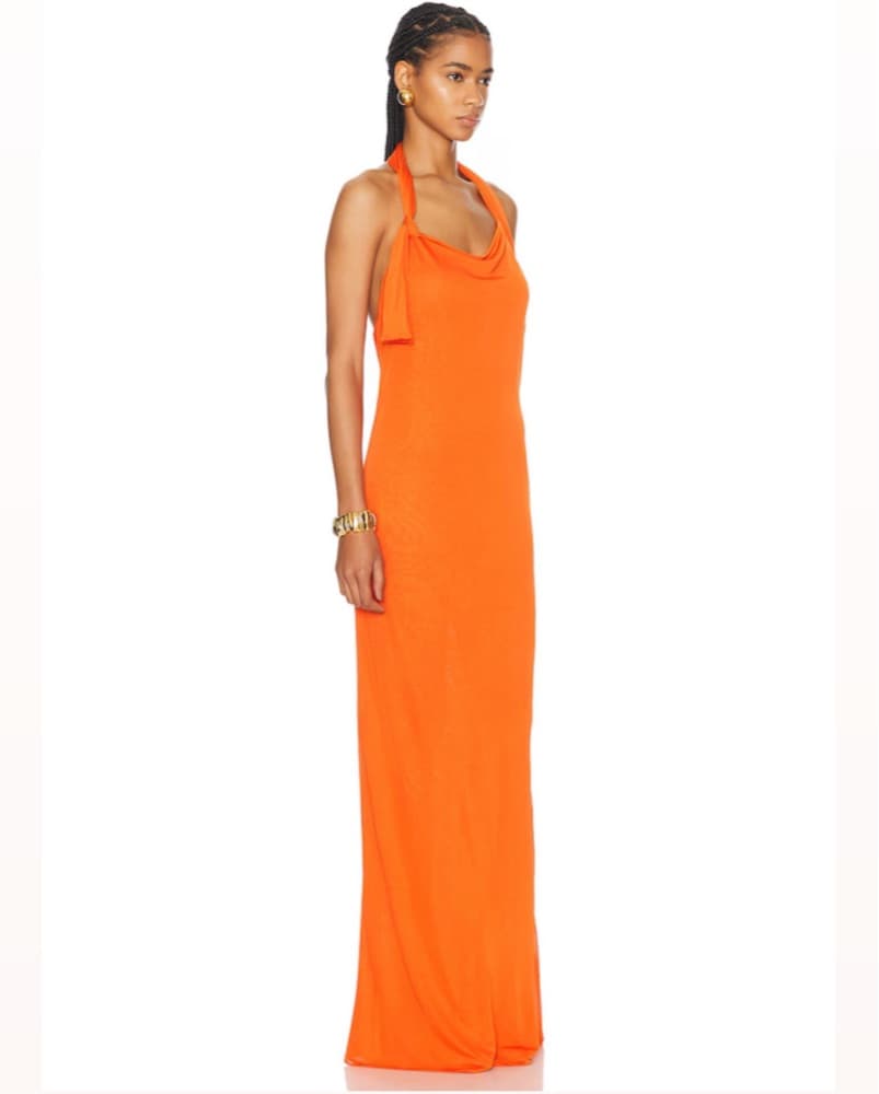 YSL Orange Gown - Image 3