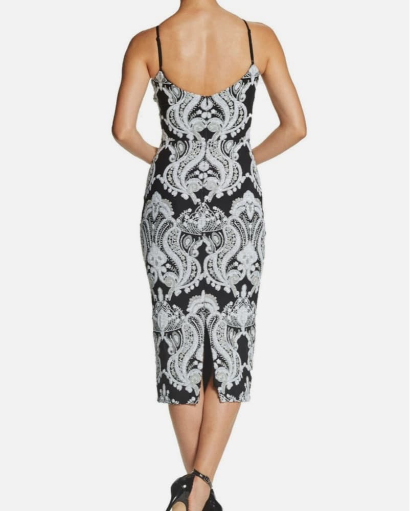Dress The Population Sequined Midi Dress - Image 3