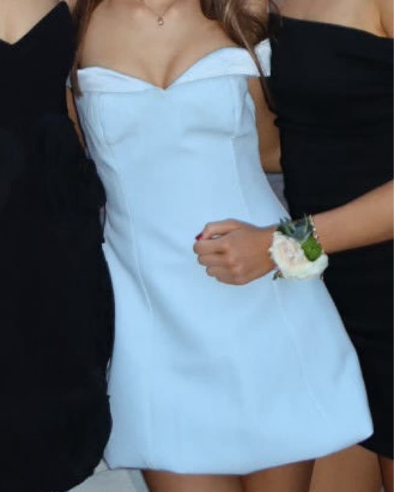 runway the label blue dress - Image 1