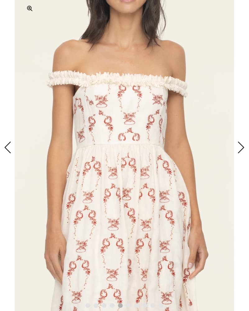 Agua Bendita ACHIOTE FLORERO MAXI DRESS - Image 4