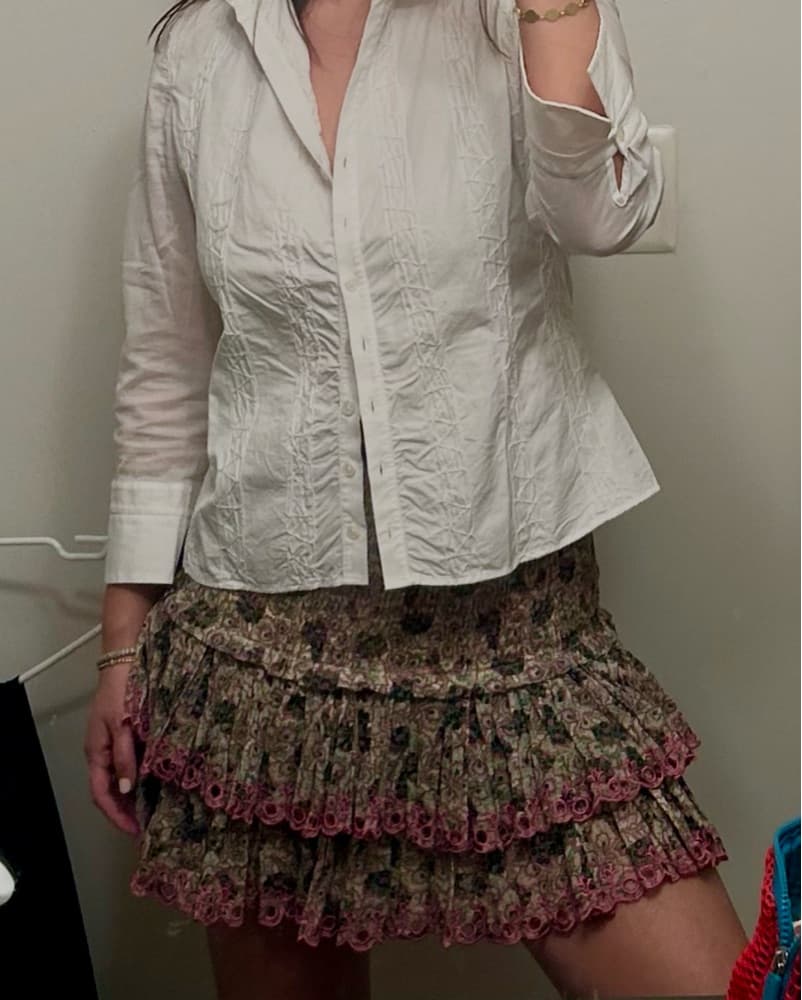 Isabel Marant Layered High Rise Skirt - Image 1
